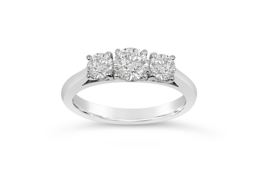 3 STONE GRADUATED TOGETHER RING