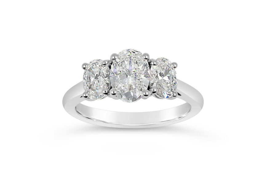 Graducated 3 Stone Oval - (WRF) - Image 5