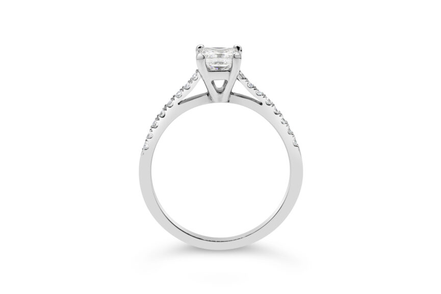PRINCESS CUT MINI MICRO RING - Image 2