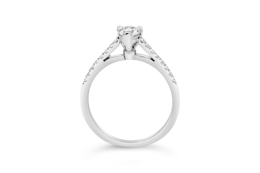 Pear Shape Single Stone Mini Micro - Image 2