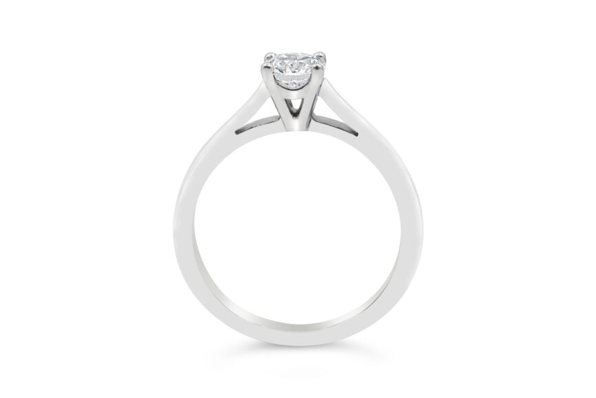 SINGLE STONE ROUND DIAMOND RING - Image 2