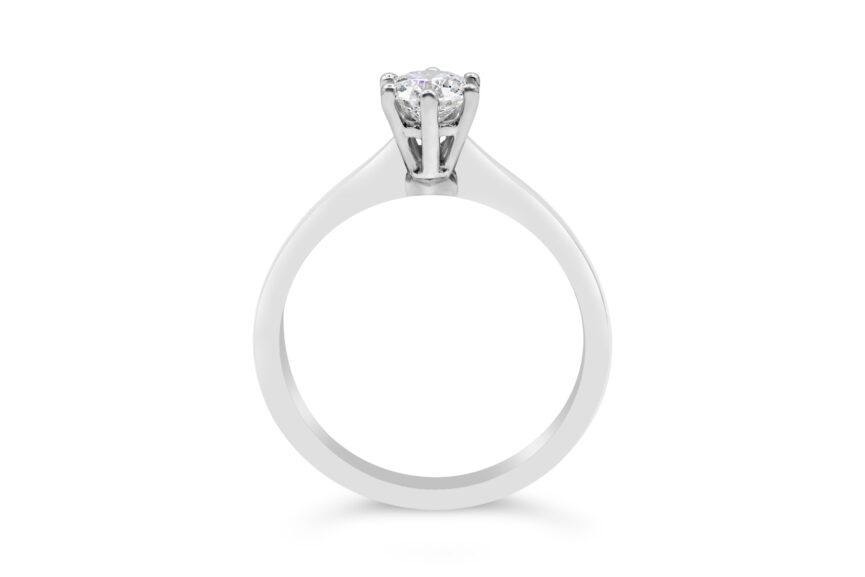 6 CLAW SINGLE STONE RING(WRF)   - Image 2