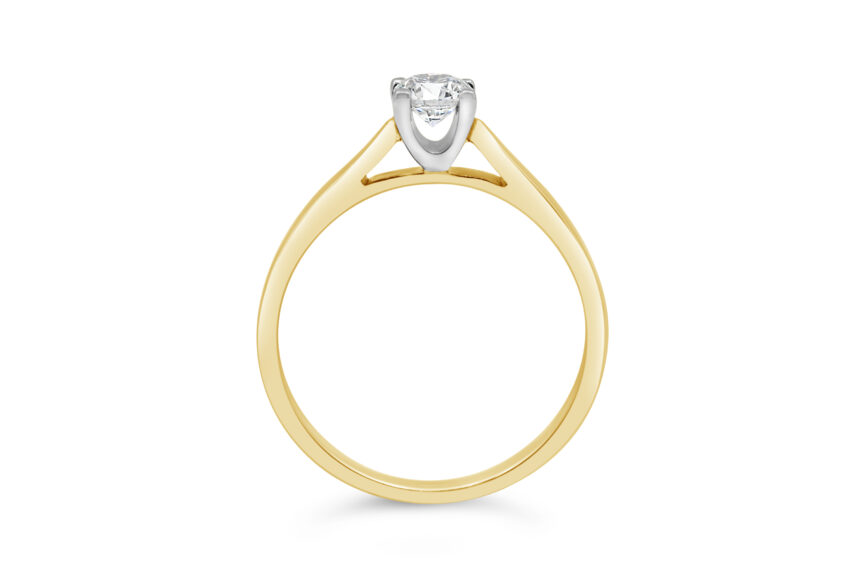 4 CLAW SINGLE STONE RING - Image 2
