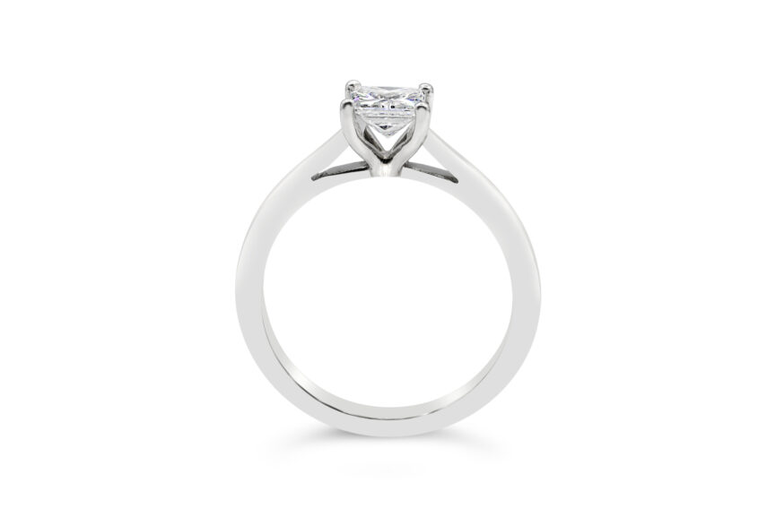 Princess Cut Tulip Single Stone - Image 2