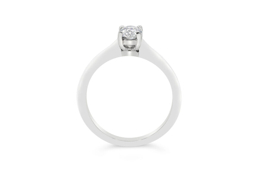 OVAL SINGLE STONE RING (WRF) - Image 2