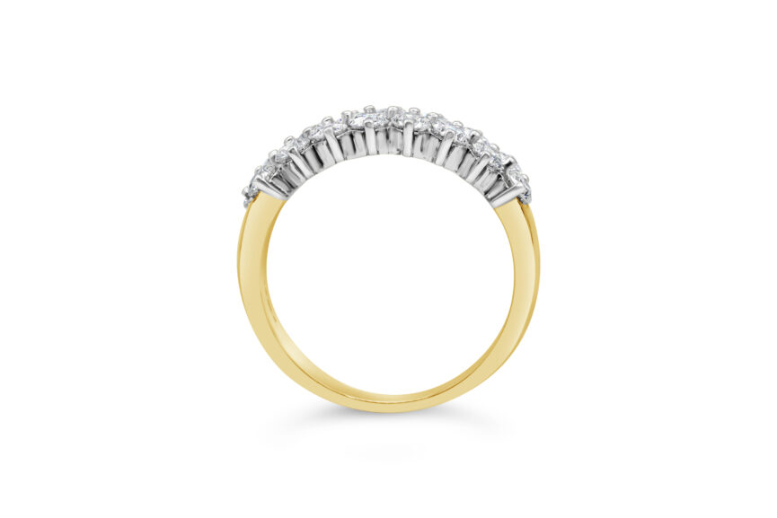3 Row 1/2 Eternity Ring - Image 2