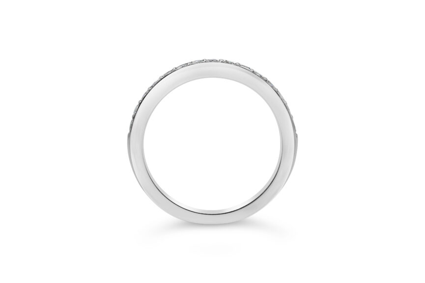 DIAMOND PAVE 1/2 ETERNITY RING - Image 2