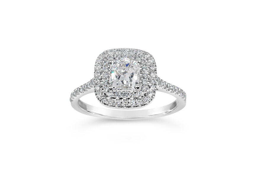 CUSHION 2 ROW MICRO HEAD & SHANK RING