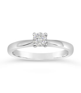 4 CLAW SINGLE STONE RING(WRF)