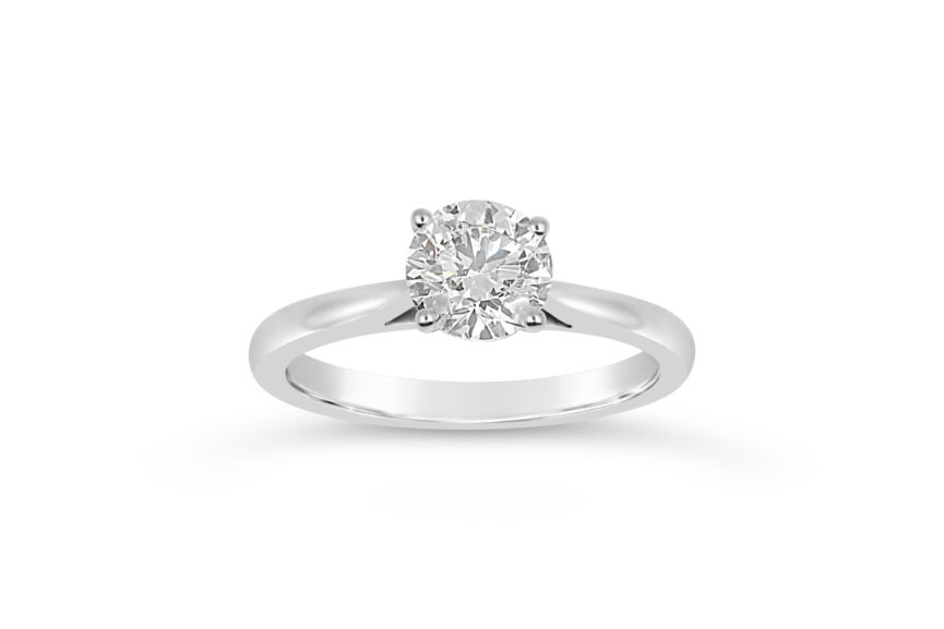 4 CLAW HAND WIRED SINGLE STONE RING