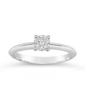 ROUND TULIP COLLET KNIFEDGE SHANK RING