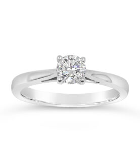 Round Tulip Single Stone