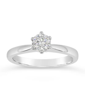 6 CLAW SINGLE STONE RING(WRF)  