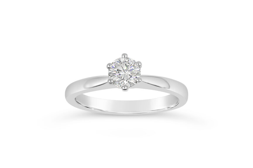 6 CLAW SINGLE STONE RING(WRF)  
