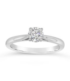 4 Claw Round Single Stone - (WRF)