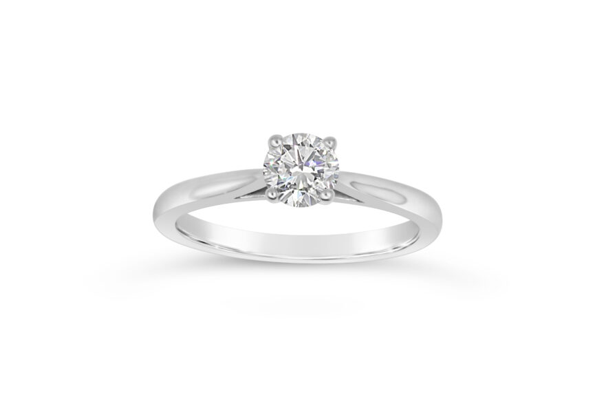 4 Claw Round Single Stone - (WRF)