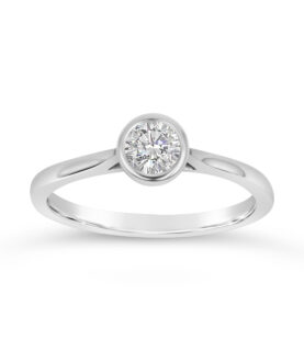 RUBOVER SINGLE STONE RING