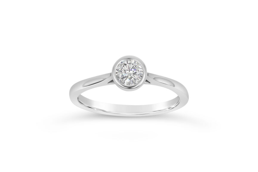 RUBOVER SINGLE STONE RING