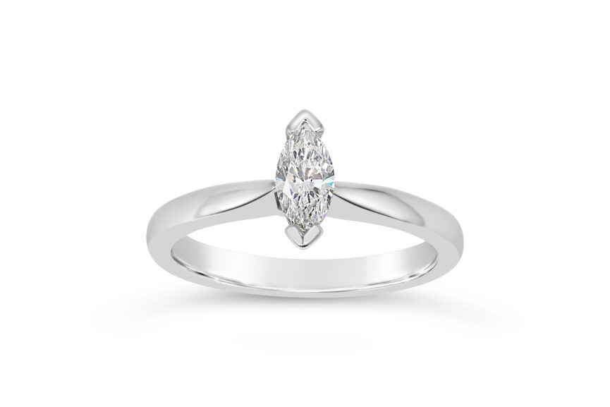 MARQUISE SINGLE STONE RING(WRF) 