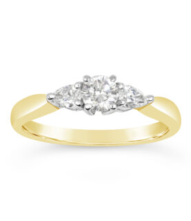Round + Pear Shape