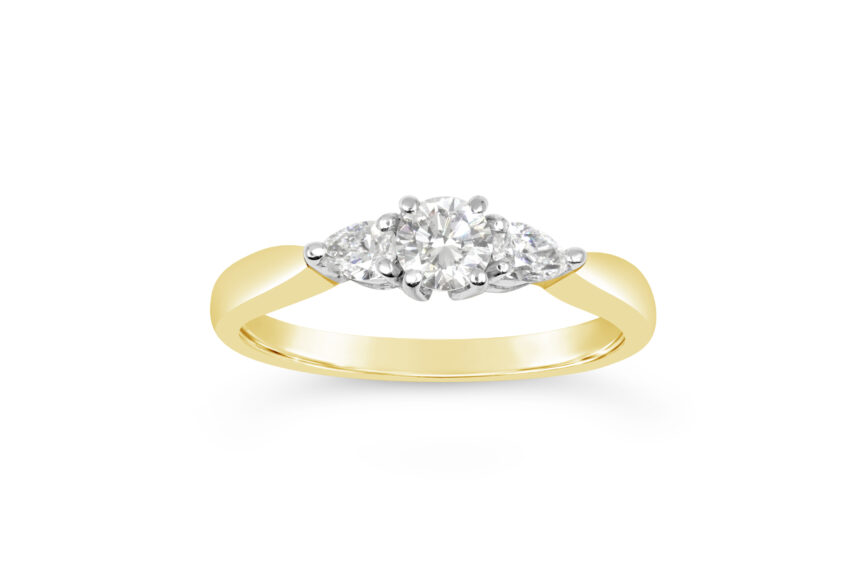 Round + Pear Shape