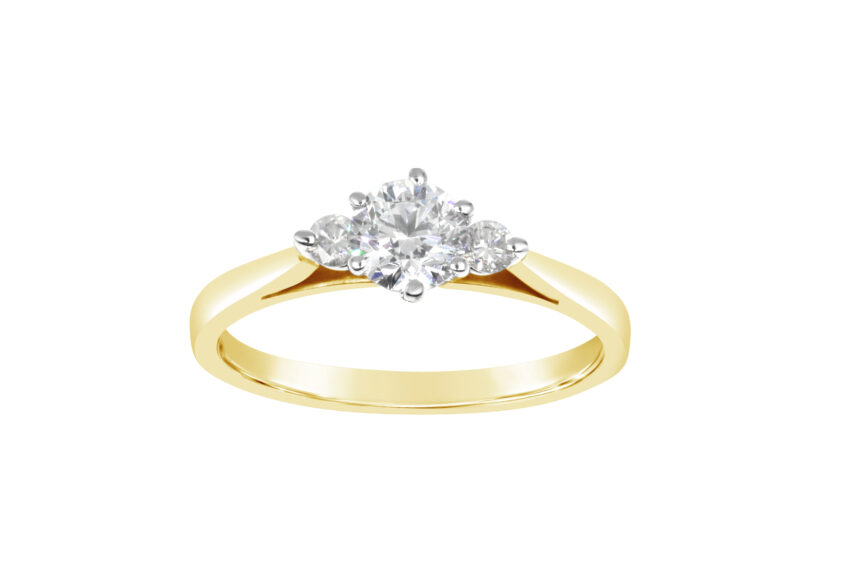 3 STONE DIAMOND RING