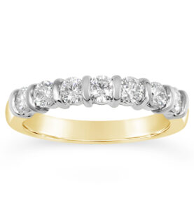 Bar/Loop Set 1/2 Eternity Ring