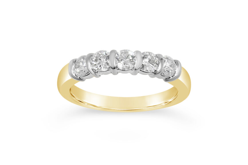5 Stone Loop Set Diamond