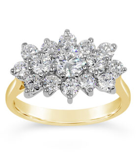DIAMOND CLUSTER RING