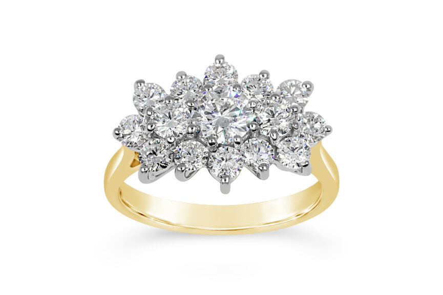 DIAMOND CLUSTER RING
