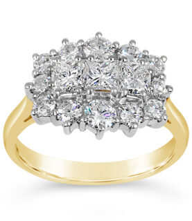 DIAMOND CLUSTER RING