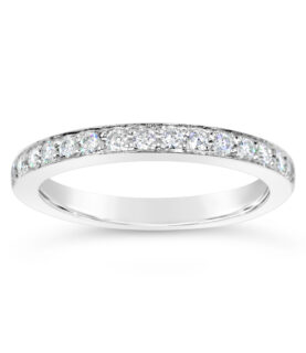 DIAMOND PAVE 1/2 ETERNITY RING