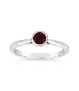 RUBOVER SINGLE STONE RING
