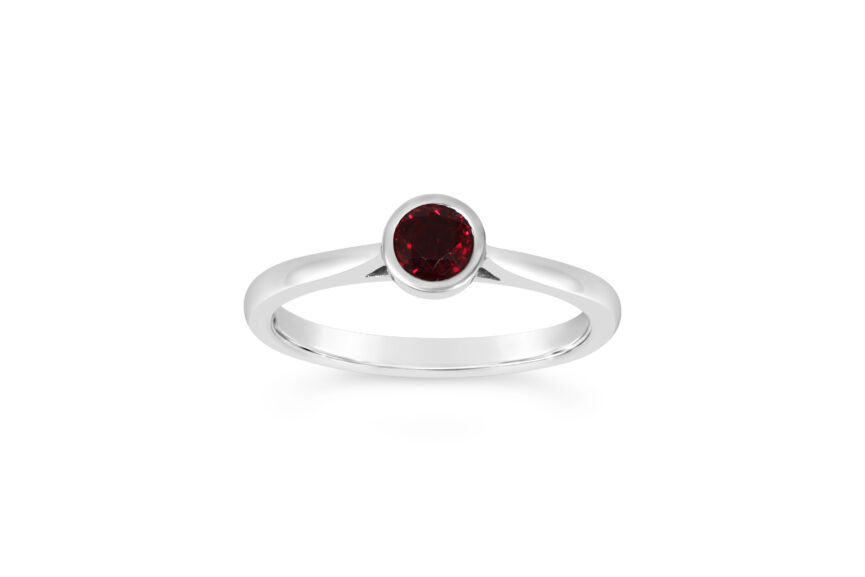 RUBOVER SINGLE STONE RING