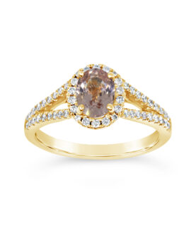 OVAL MICRO  HALO RING