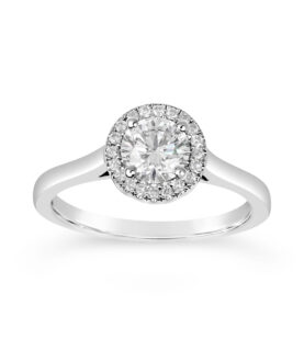 ROUND MICRO HALO RING