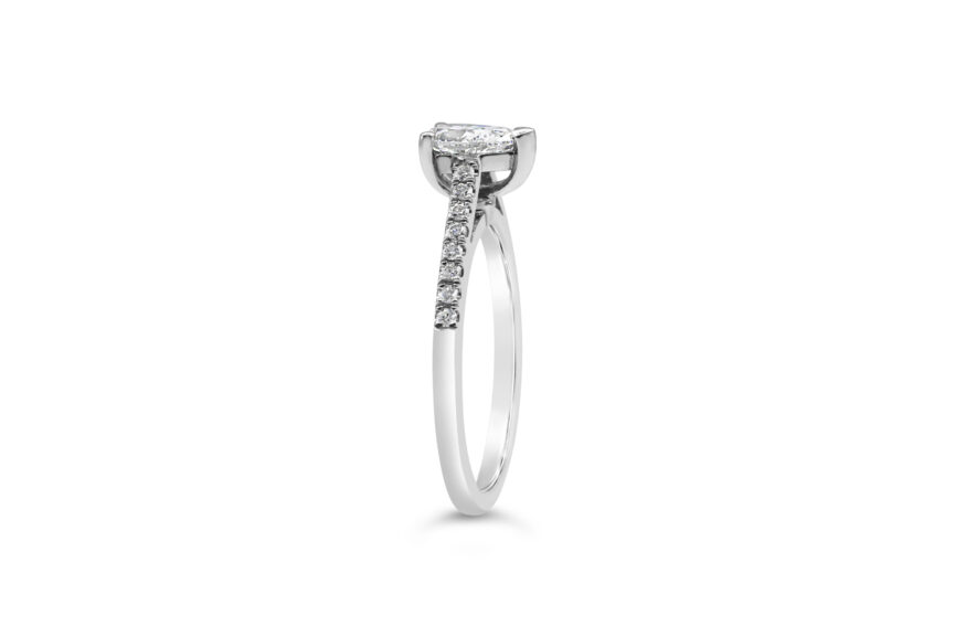 Pear Shape Single Stone Mini Micro - Image 3
