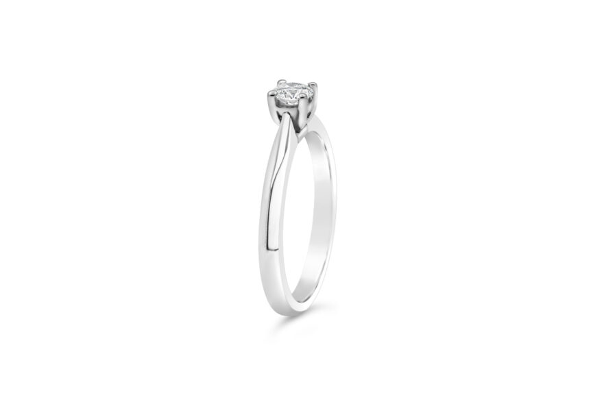 4 CLAW SINGLE STONE RING(WRF) - Image 3