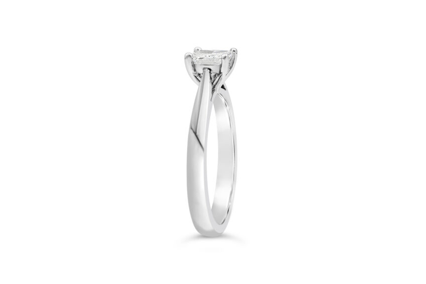 Princess Cut Tulip Single Stone - Image 3