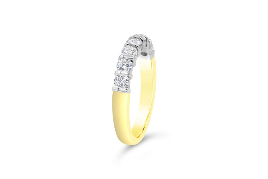 Bar/Loop Set 1/2 Eternity Ring - Image 3
