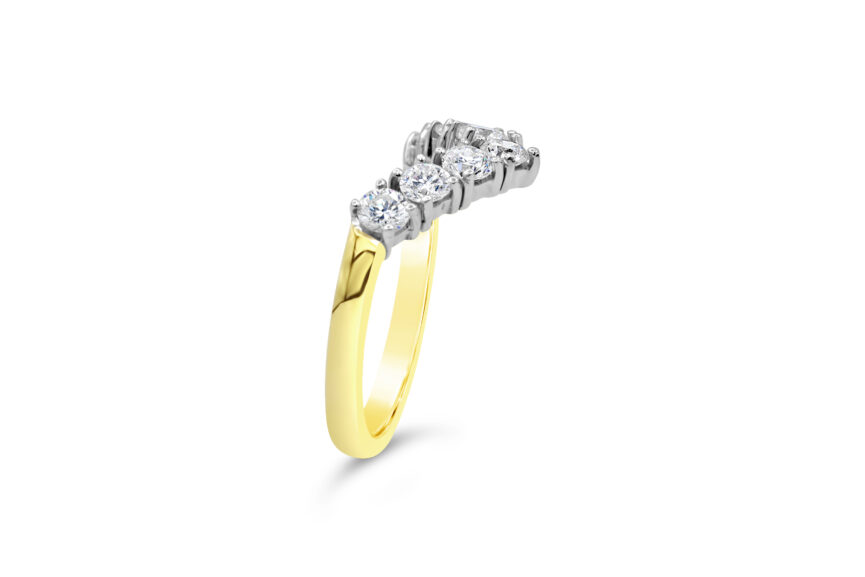 7 STONE WISHBONE RING - Image 2
