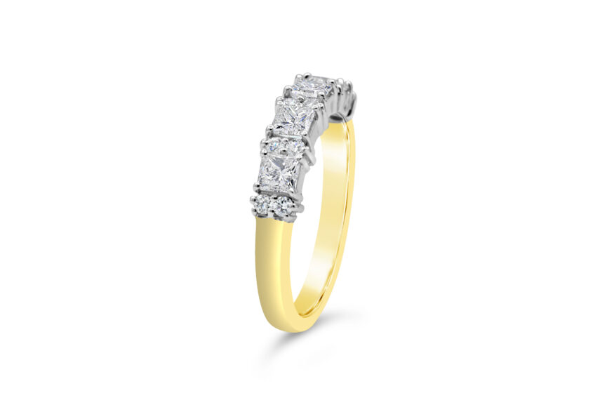 RADIANT + ROUND 1/2 ETERNITY RING - Image 2