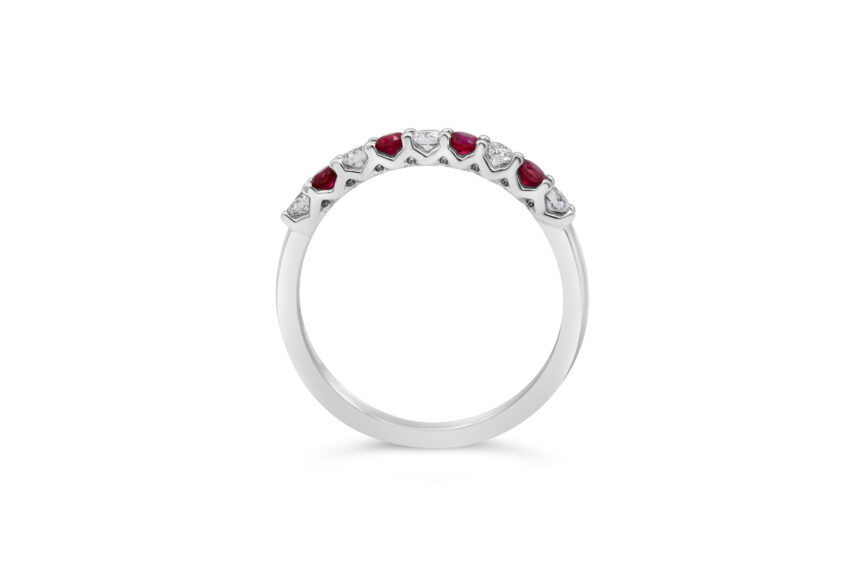 9 STONE V STYLE RING - Image 2