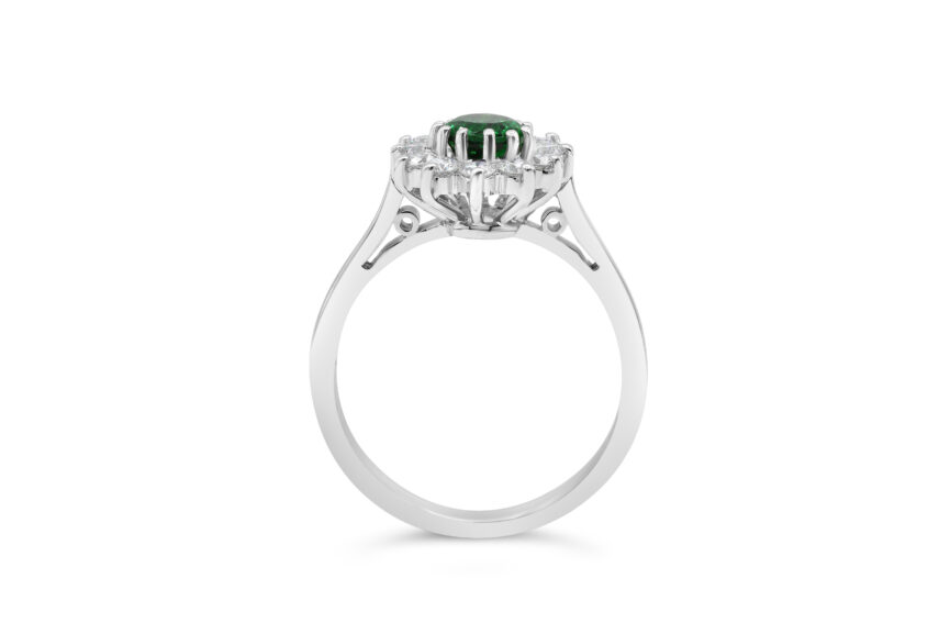 12x1 OVAL CLUSTER RING - Image 2