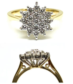 Diamond Cluster Snowflake