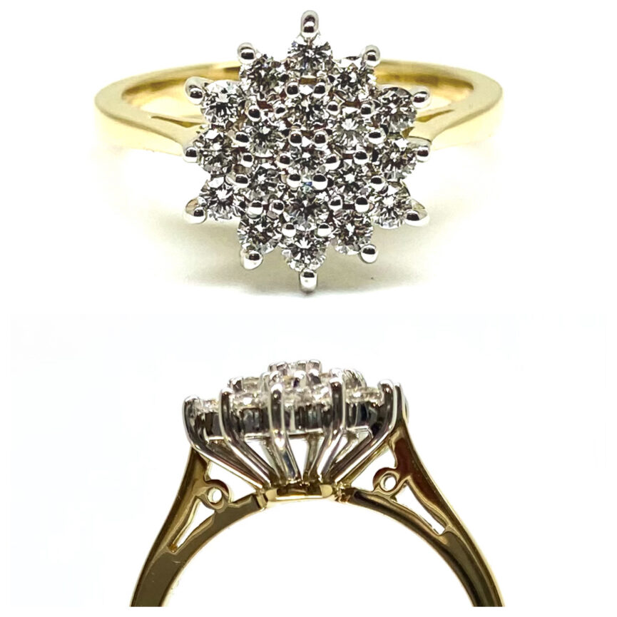 Diamond Cluster Snowflake